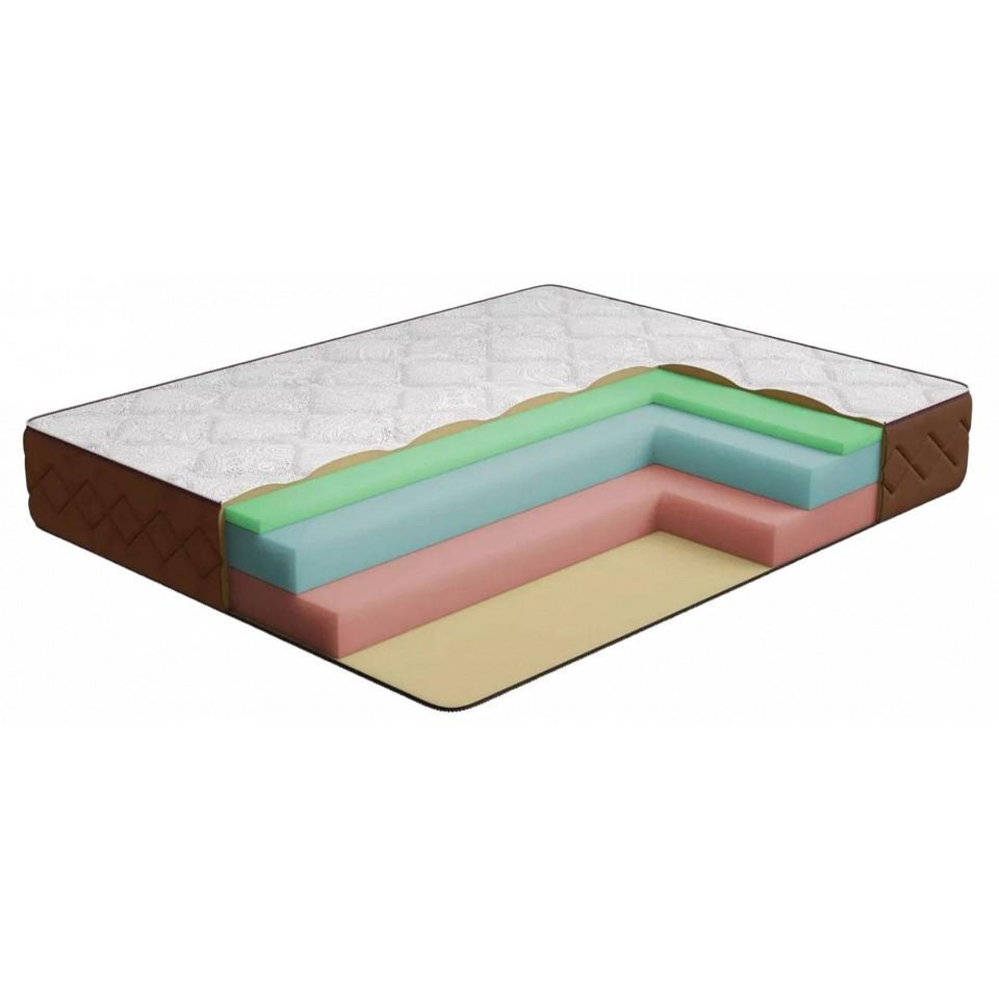 Матрас полутораспальный Гранат в чехле Warmer в скрутке 2000x1400    STL_2021191402008