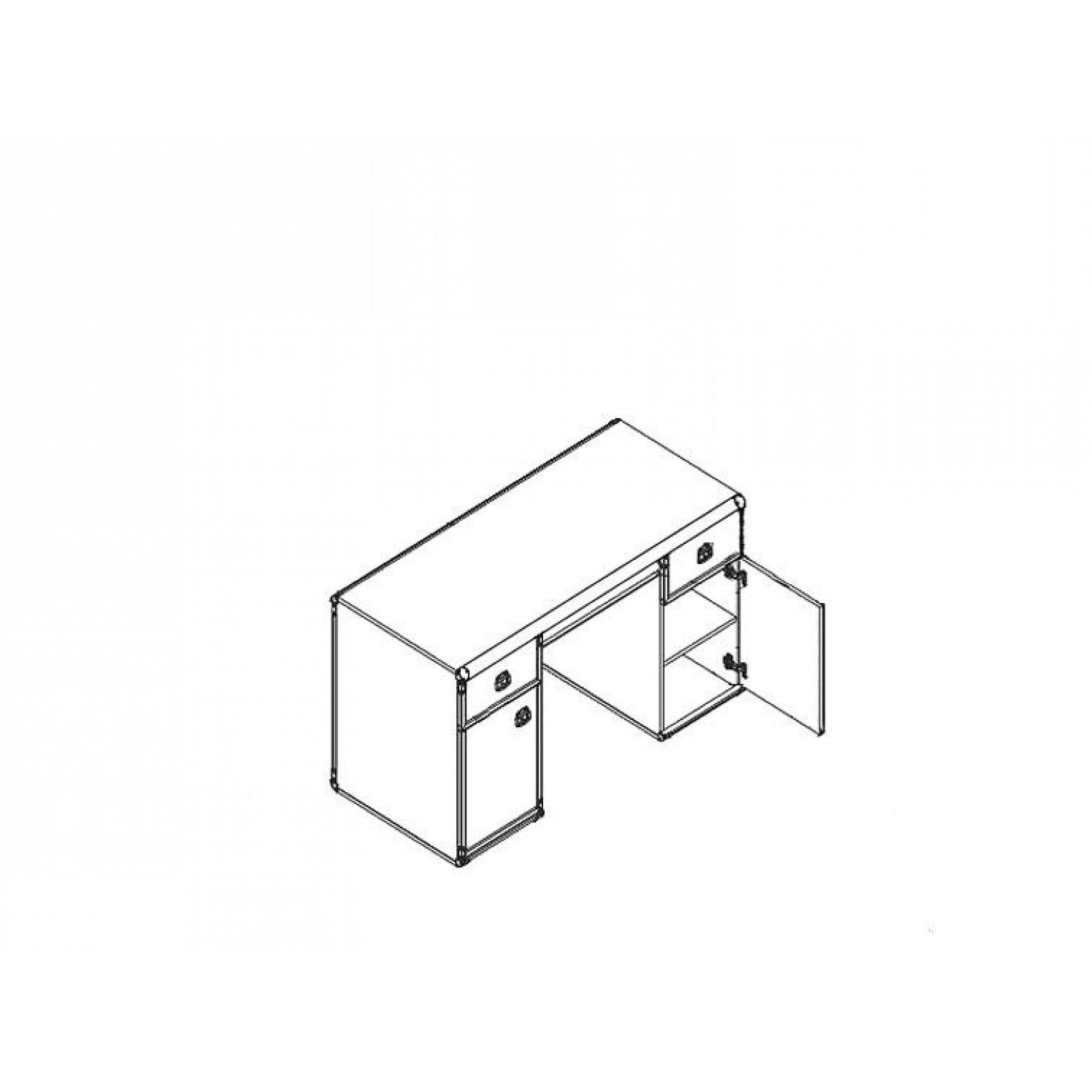 Стол компьютерный Индиана JBIU 2d2s    BRW_70001344