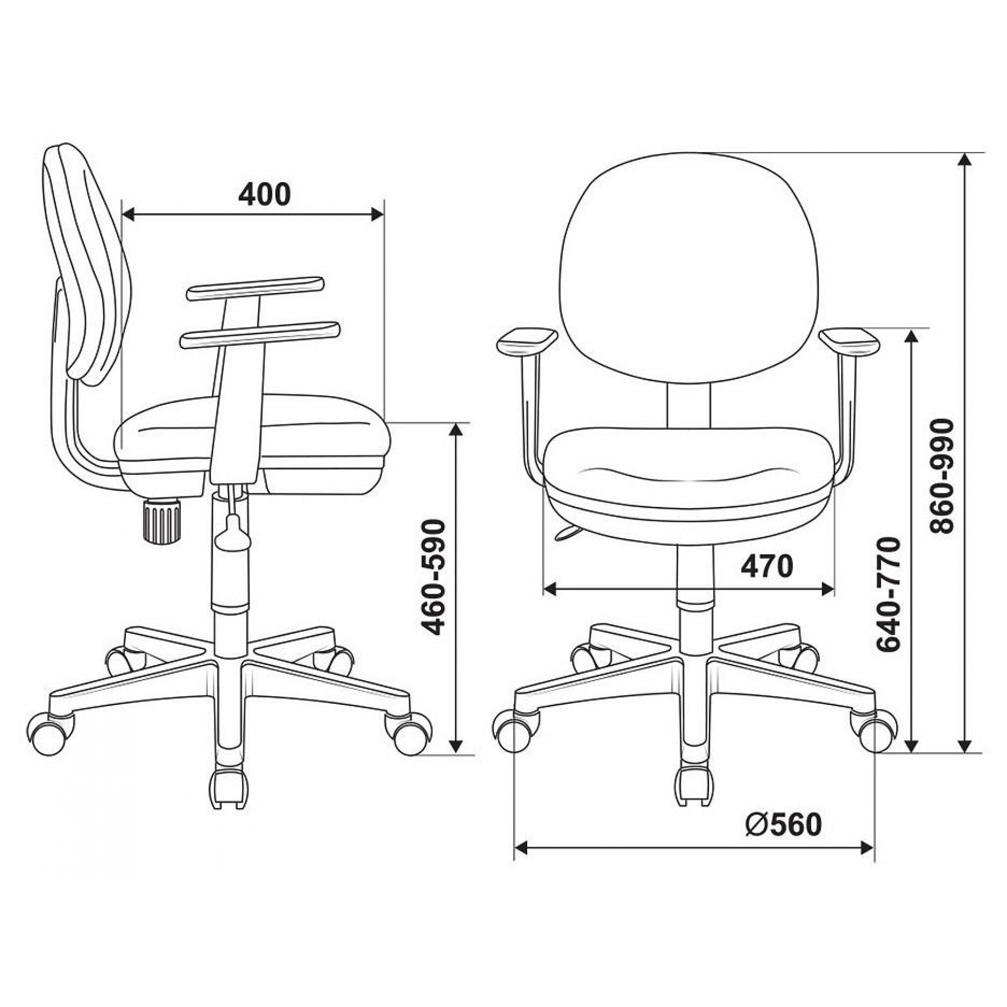 Кресло компьютерное CH-W356AXSN    BUR_1623369