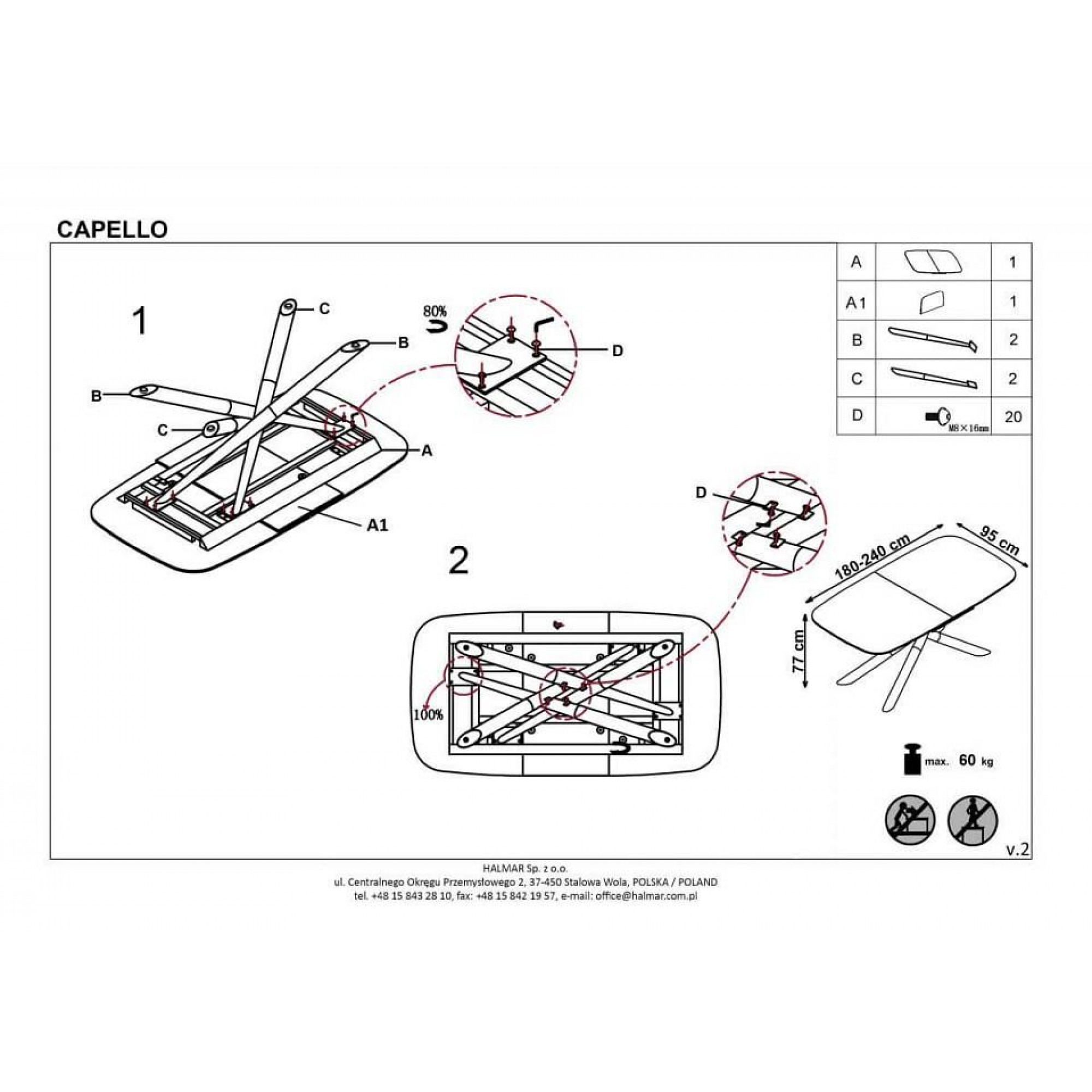 Стол обеденный Capello    HLM_V-CH-CAPELLO-ST