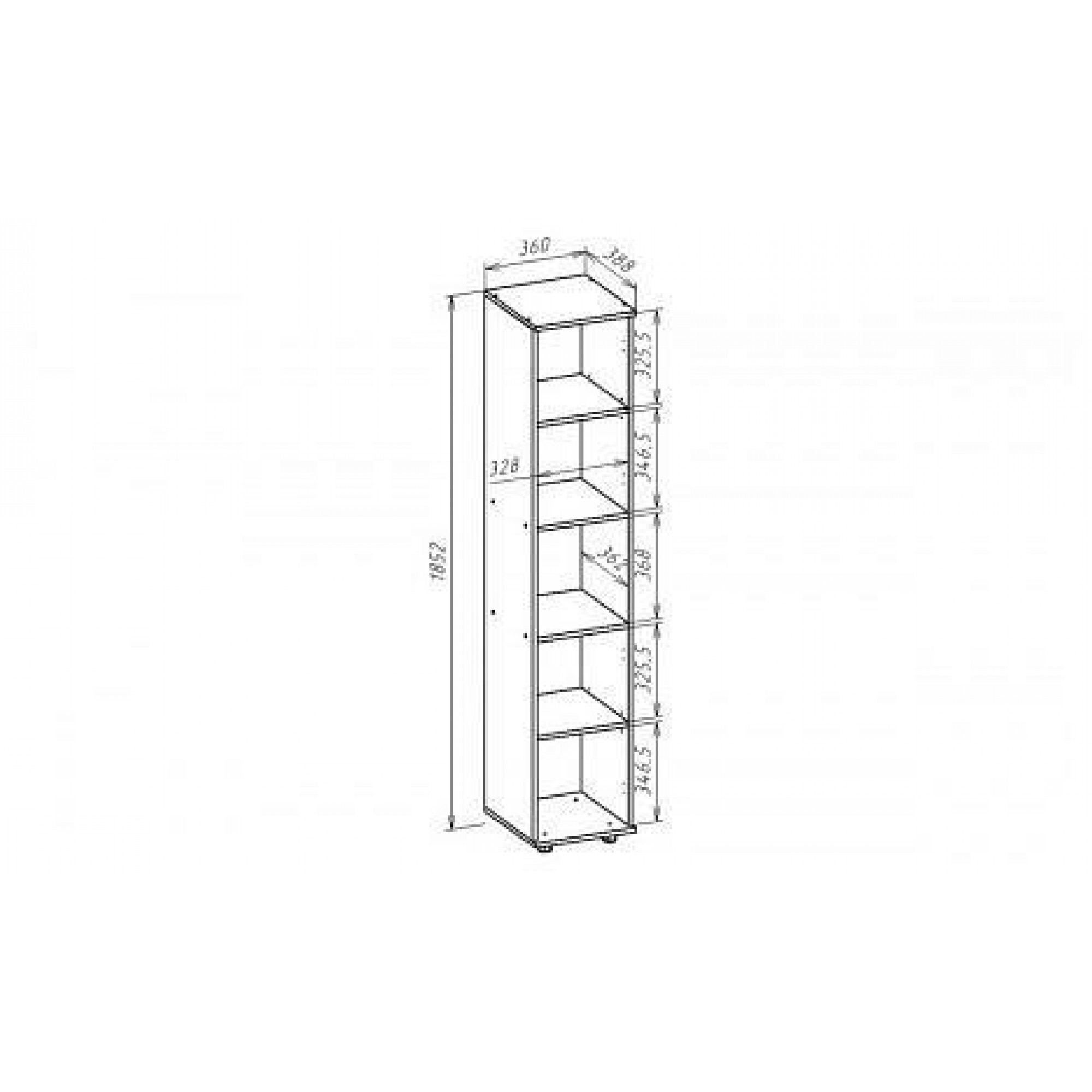 Стеллаж комбинированный С111    JZZ_S-111BS